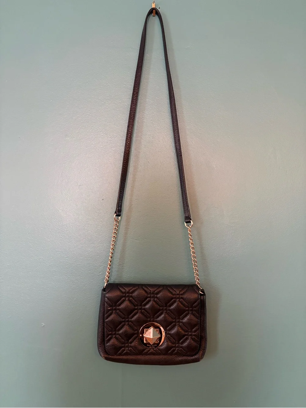 Kate Spade Pyramid Black Crossbody